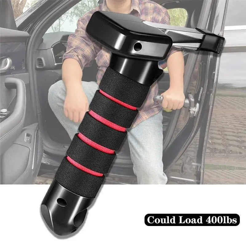 【Thoughtful Gift】Car Door Handle for Elderly Senior Kit 3-in-1 Car Handle Assist Firm Grip to Multifunction Handle Car Door and Handicapped Help Sit in Back Seat
